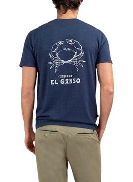 T-Shirt El Ganso Krebs blau für Herren