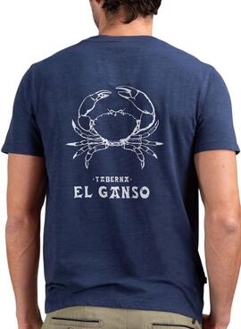T-Shirt El Ganso Krebs blau für Herren