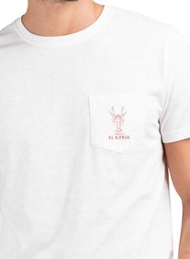 T-Shirt El Ganso Langosta Weiß für Herren