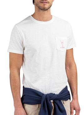 T-Shirt El Ganso Langosta Weiß für Herren