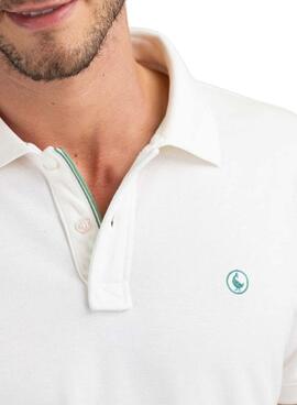 Das weiße Ganso Basic-Polo für Herren.