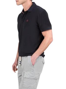 Schwarzes Basic-Polo von El Ganso für Herren.