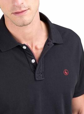 Schwarzes Basic-Polo von El Ganso für Herren.