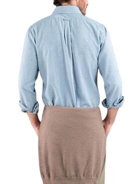 Hemd El Ganso Denim Streifen blau für Herren