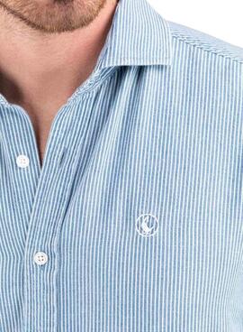 Hemd El Ganso Denim Streifen blau für Herren