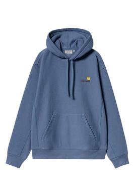 Sudadera Carhartt American Script blau für Herren