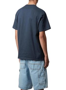 T-Shirt Carhartt Chase blau für Herren