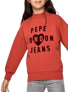 Sweatshirt Pepe Jeans Nessa Orange Mädchen