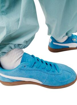 Turnschuhe Puma Palermo blau für Damen