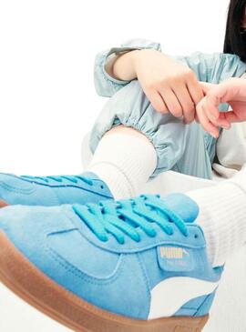 Turnschuhe Puma Palermo blau für Damen