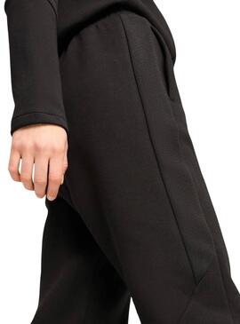 Schwarze Puma Evostripe Damenhose.