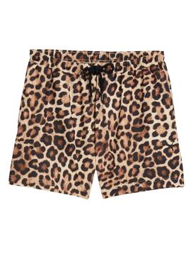 Kurze Puma Leopard Luxe Shorts für Frauen