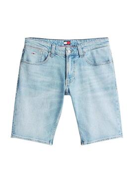 Bermudas Tommy Jeans Ronnie in hellblauem Denim für Herren.