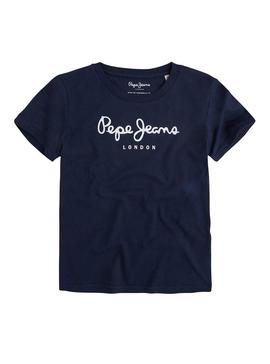 T-Shirt Pepe Jeans Art Marine Blau Junge
