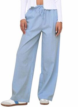 Hose Only Augusta blau für Frauen