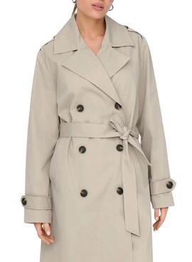 Trenchcoat Only Leja beige für Damen