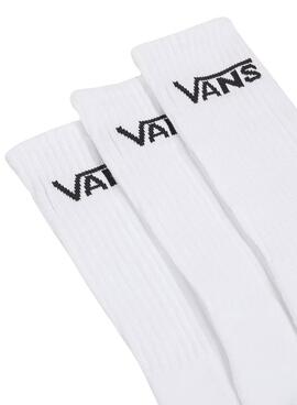 Socken Vans Classic Weiß für Damen und Herren