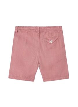 Bermuda Mayoral Leinen in Rosa gewaschen für Jungen