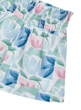 Kurze Hose Mayoral mit bunten geometrischen Blumen