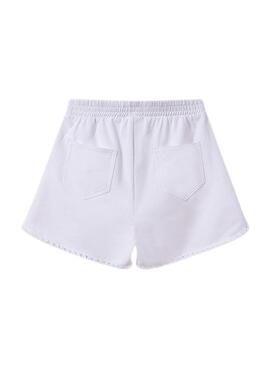 Kurze Hose Mayoral Basic weiß für Mädchen