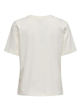 T-shirt Only Pink New York für Damen.
