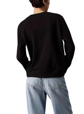 Sweatshirt Calvin Klein Jeans Gradient Schwarz für Damen