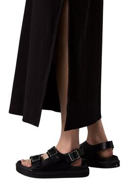 Kleid Calvin Klein Jeans Monolog schwarz für Damen