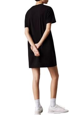 Schwarzes Calvin Klein Jeans Gradient Kleid für Damen.