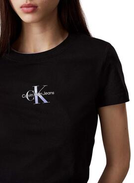 T-shirt Calvin Klein Jeans Gradient schwarz für Damen