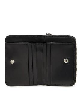 Brieftasche Calvin Klein Jeans Sculpted schwarz für Damen