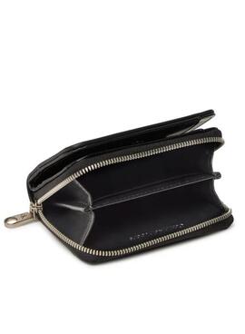 Brieftasche Calvin Klein Jeans Sculpted schwarz für Damen