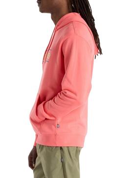 Kapuzenpullover New Balance mit Korallenlogo für Herren 