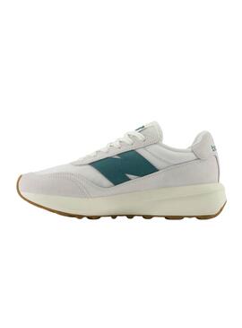 Turnschuhe New Balance 370 CC in Weiß und Grün für Herren und Damen