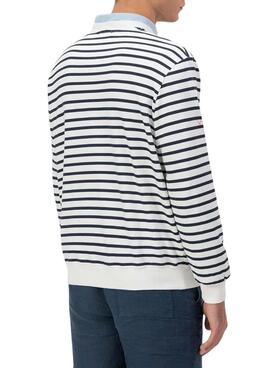 Sweatshirt El Pulpo Schnorchel gestreift für Männer