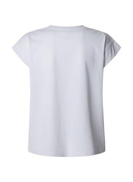 T-shirt Pepe Jeans Valma weiß für Frauen