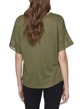T-shirt Vila Vinulan in Grün für Frauen