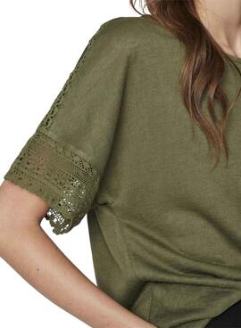 T-shirt Vila Vinulan in Grün für Frauen