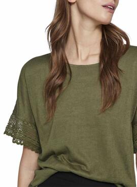 T-shirt Vila Vinulan in Grün für Frauen