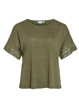 T-shirt Vila Vinulan in Grün für Frauen