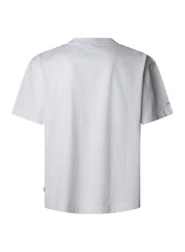 T-shirt Pepe Jeans Duster weiß für Männer