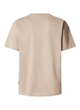 T-Shirt Pepe Jeans Dumas beige für Herren