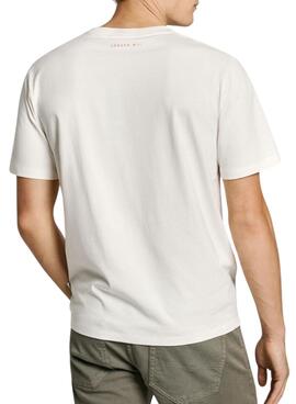 T-Shirt Pepe Jeans Dumas weiß für Männer