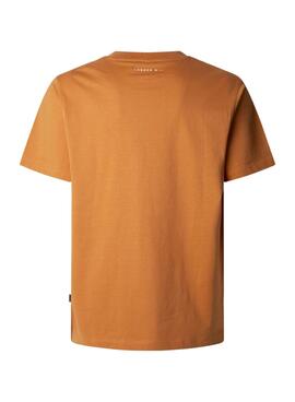 T-shirt Pepe Jeans Dumas orange für Männer