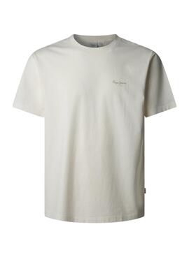 T-shirt Pepe Jeans Jacko weiß für Herren