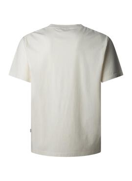T-shirt Pepe Jeans Jacko weiß für Herren