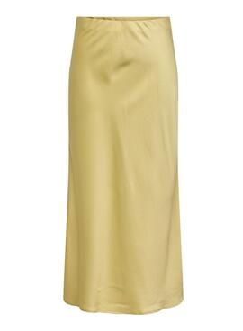 Rock Only Chigo Satin Gelb für Damen