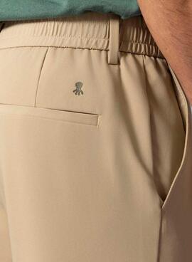 Technische Hose El Pulpo ultraleicht mit beige Kordeln für Männer