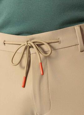 Technische Hose El Pulpo ultraleicht mit beige Kordeln für Männer