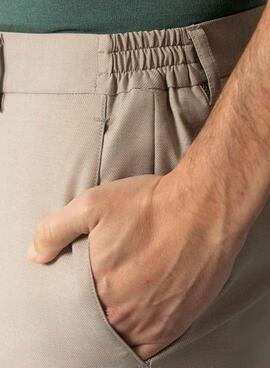 Anzugshose El Pulpo Mikrodruck Sand für Männer