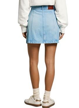 Rock Pepe Jeans Schlitz Denim für Frauen